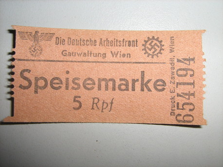 German DAF food ticket