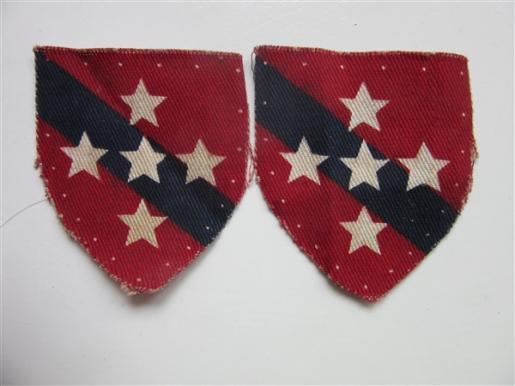 Pair of British Southern Command Patches ww2