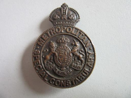 Metropolitan Special Constabulary Button Hole Badge