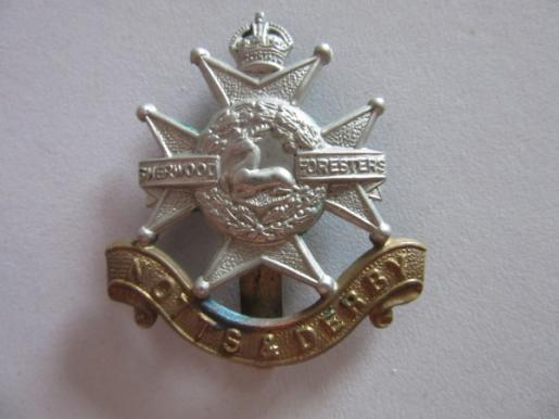 Notts and Derby Cap Badge