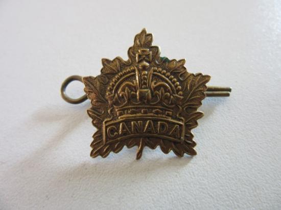 Canadian Collar Badge