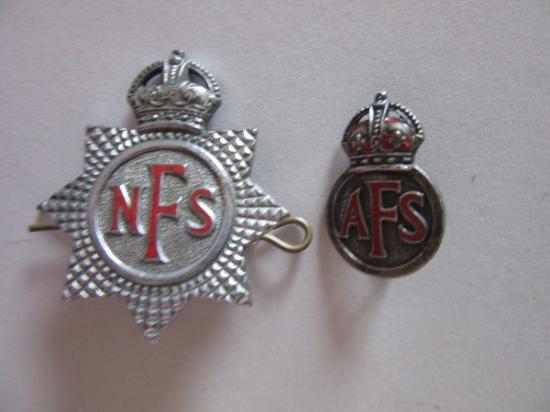 NFS Cap Badge with AFS Badge