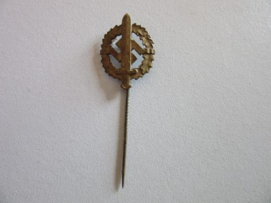 Bronze SA Sports Badge Stick Pin