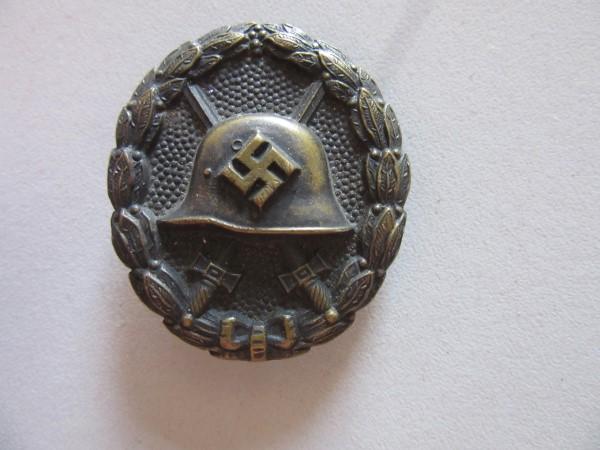 Early Spanish  German Wound Badge in Black