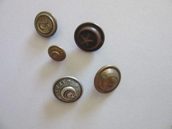 Turkish WW1 Buttons