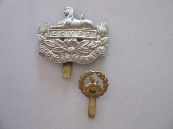 Gloucester Rgt Pair of Cap Badges