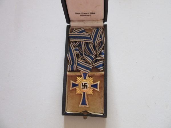 Mothers Cross in Gold Boxed