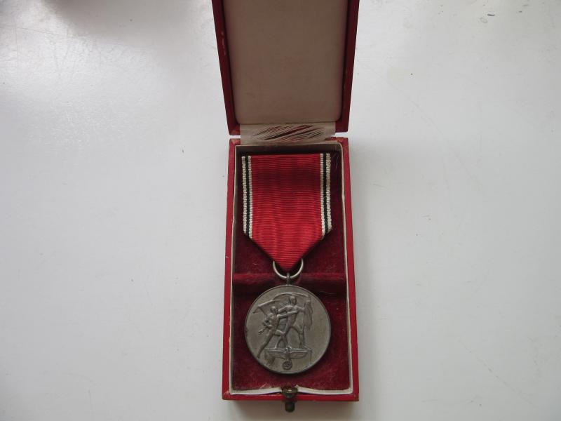 13th March 1938 Medal Boxed