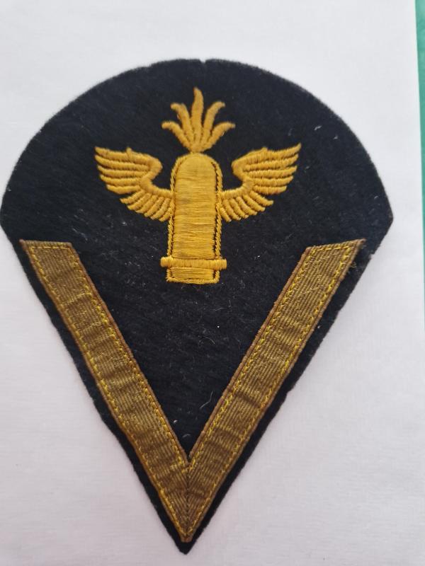 Coastal Artillery Rank Patch