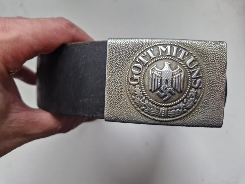 Army Belt and Buckle with Fob.