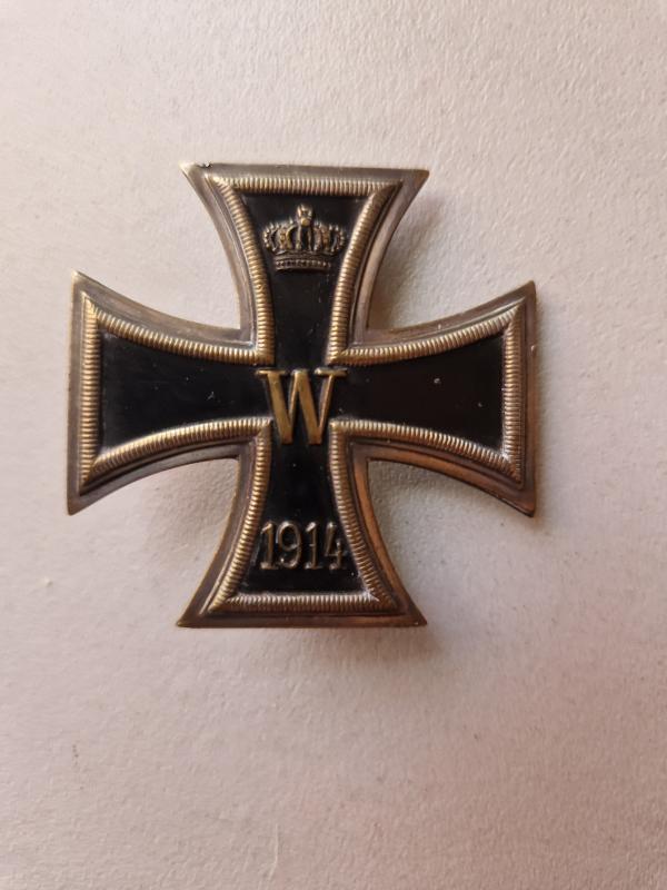 Iron Cross 1914 1st Class Otto Schickle