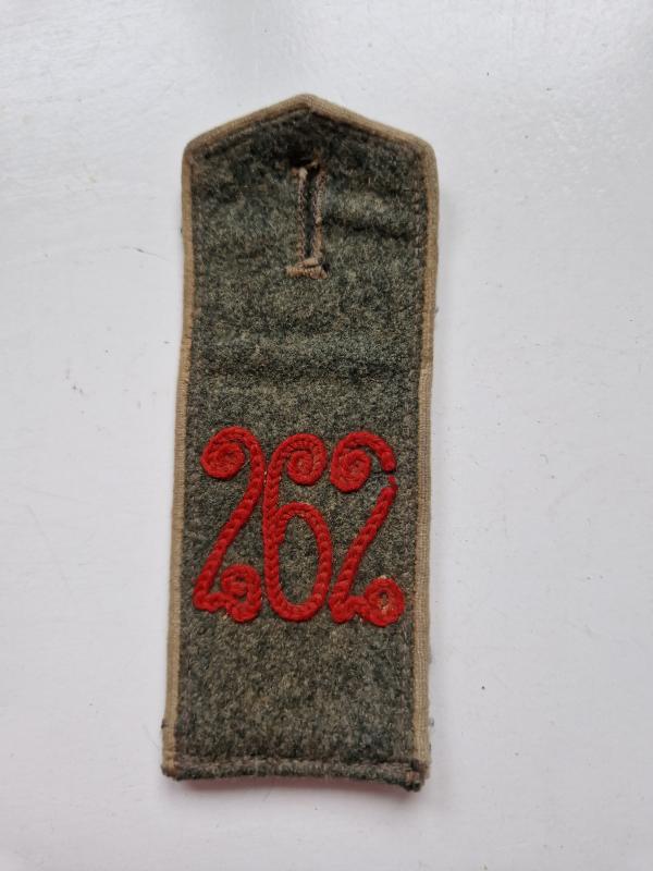 WW 1 Shoulder Strap 262nd Rgt