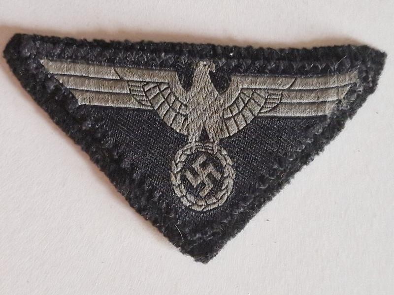 Panzer M44 Breast Eagle on Uniform Section