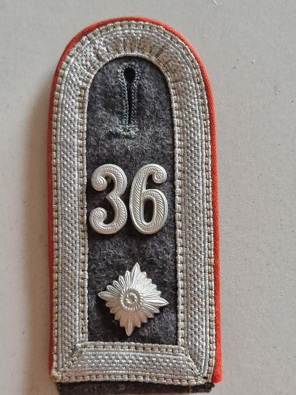 Luftwaffe Flak 36 regt Nco Shoulder Strap