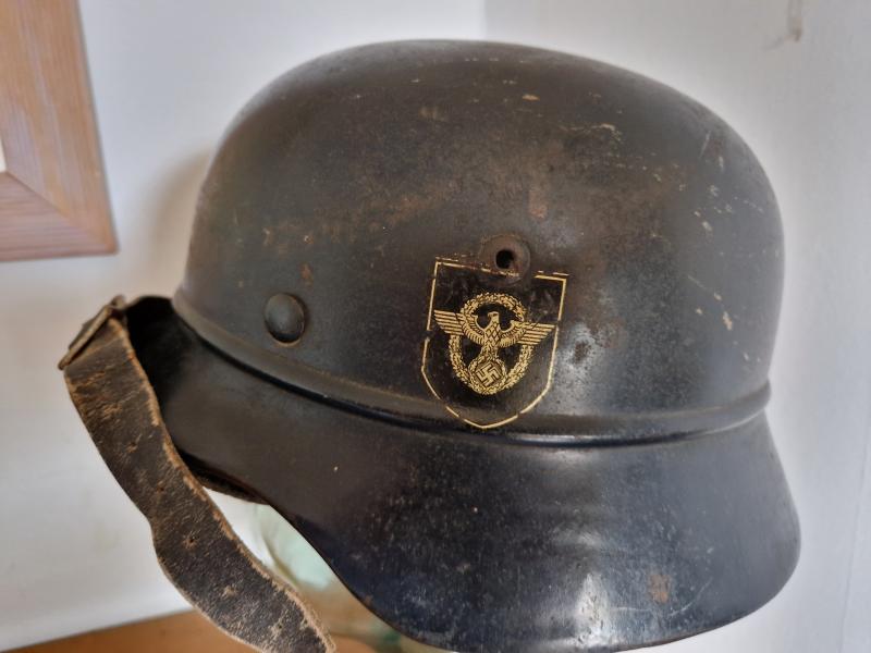 Luftschutz Police Double Decal Helmet