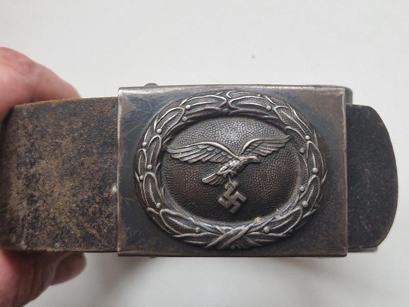 Luftwaffe Belt and Buckle with Fob