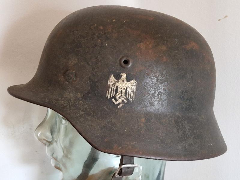 M40 Army Single Decal  German Helmet