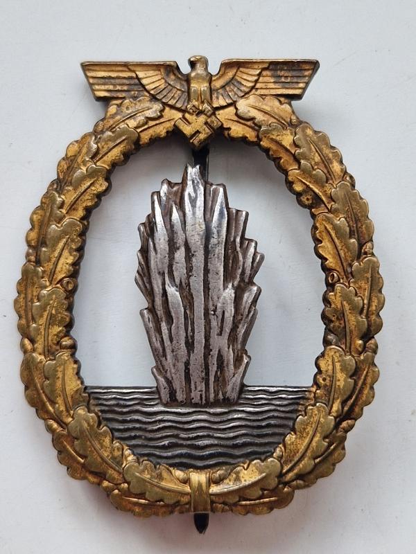 Early Navy Minesweeper Badge Schwerin