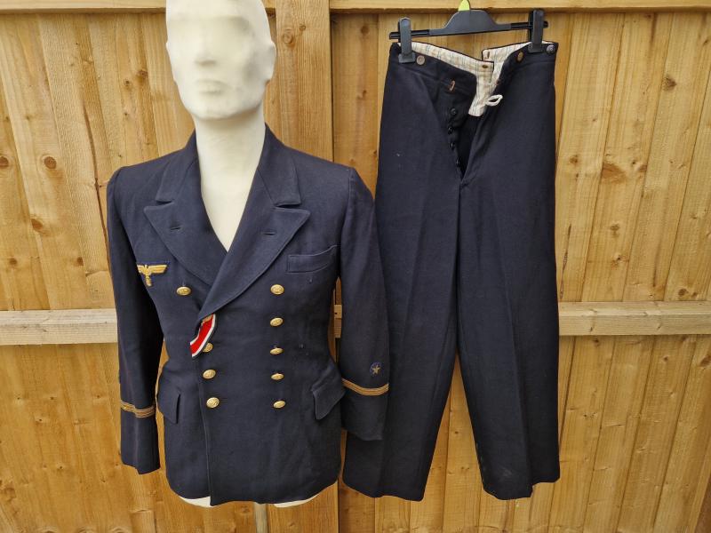 Kriegsmarine Officers Set of Jacket and Trousers