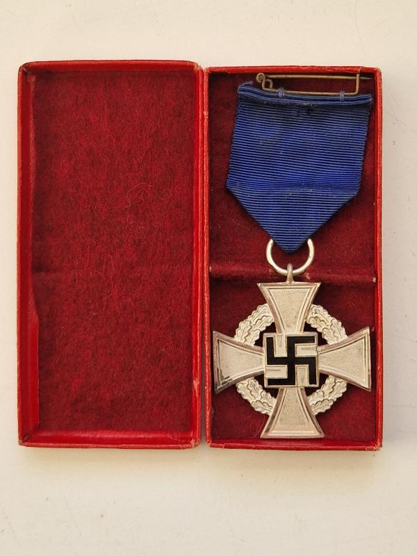 25 Year Faithful Service Cross Boxed