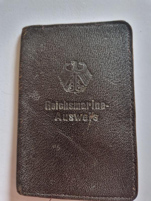 Reichsmarine Leather Identification Cover