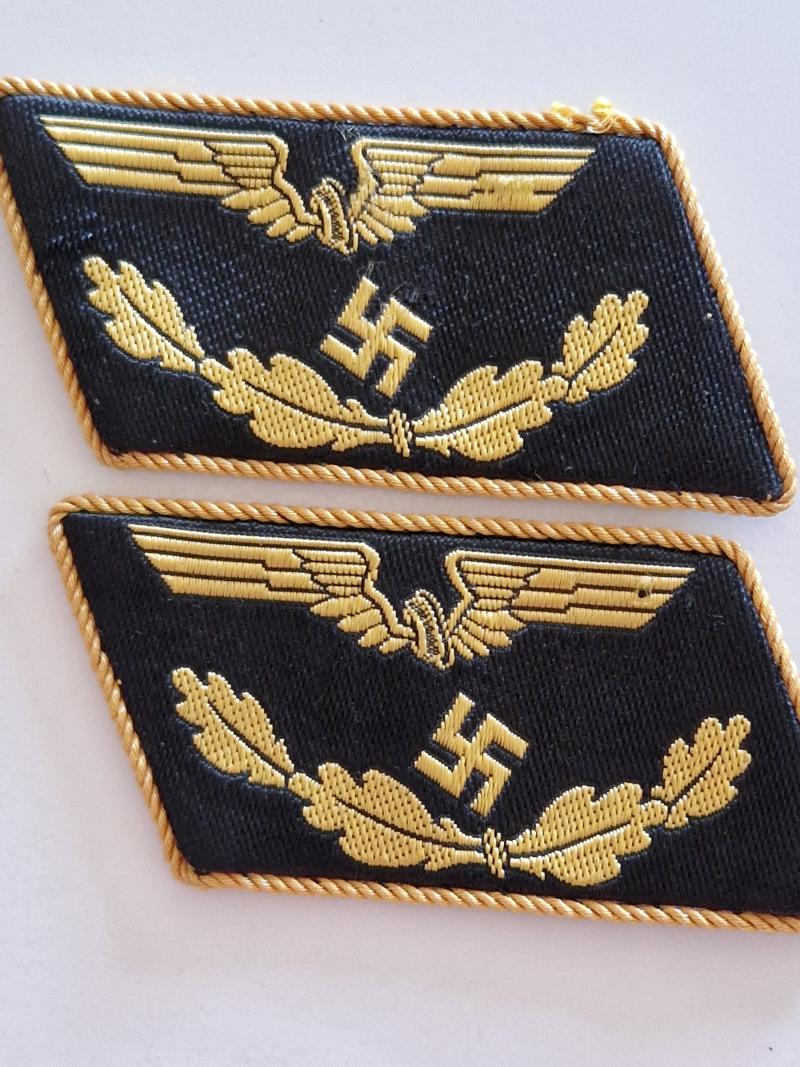 German Railway Collar Patches