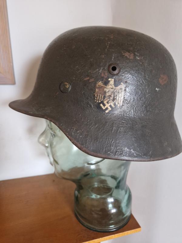Army M35 Double Decal Camo Combat Helmet