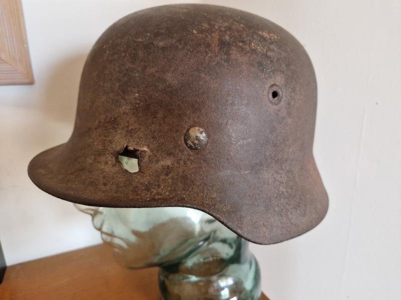 M40 Battle Damaged Helmet