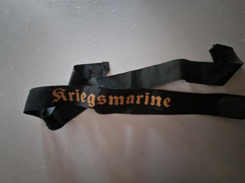 Kriegsmarine Cap Tally