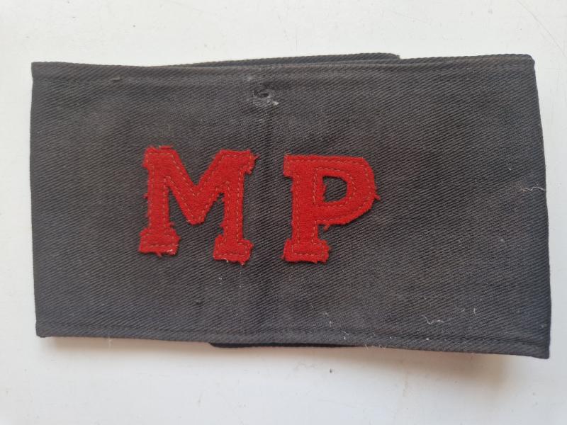 British Ww2 Military Police Armband