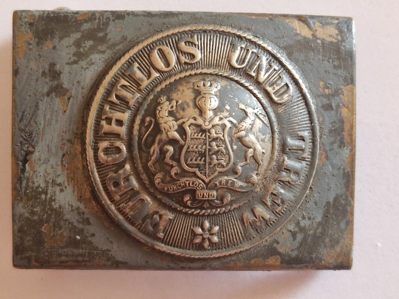Wurttemberg Ww1 Belt Buckle