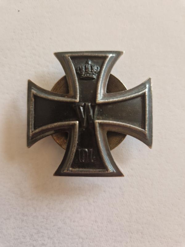 Iron Cross 1st Class 1914 Convex 800 Silver
