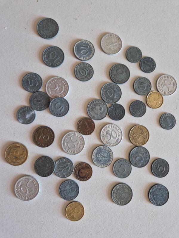 Large Group of German Coins