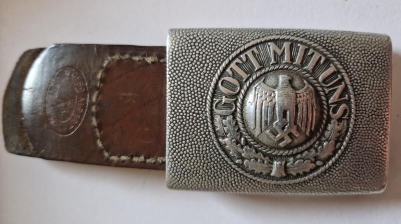Army Belt and Buckle with Fob