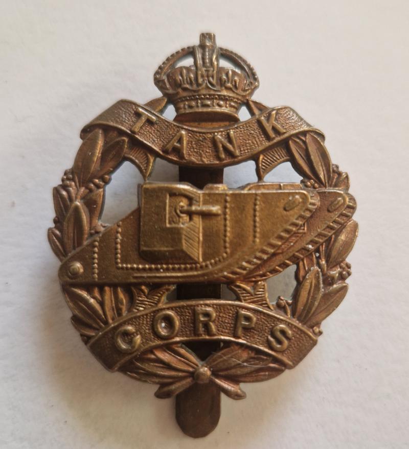 British WW1 Tank Corps Cap Badge