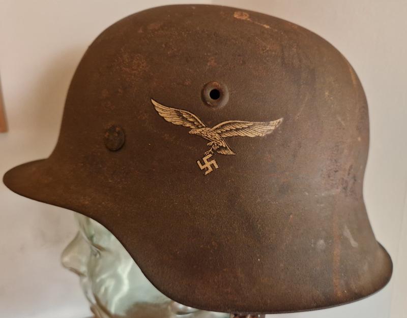 Luftwaffe M42 Single Decal Combat Helmet
