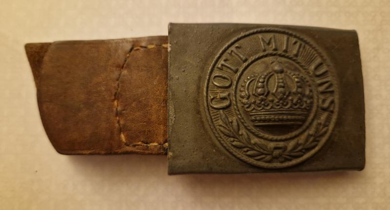 Prussian Army Buckle with Fob