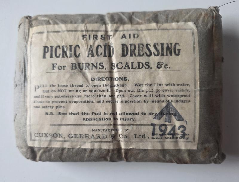 WW2 British Burn Dressing