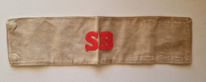 British WW2 Stretcher Bearer Armband