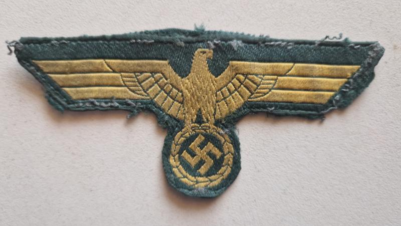 Coastal Artillery Bevo Breast Eagle