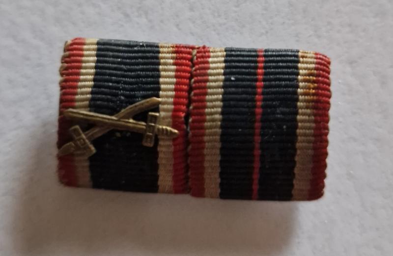 War Merit Cross With Swords 2nd Class and Merit Medal Bar