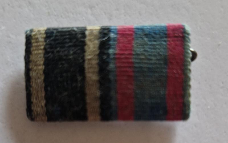 Iron Cross 2nd Class 1914 and Other Medal Ribbon Bar