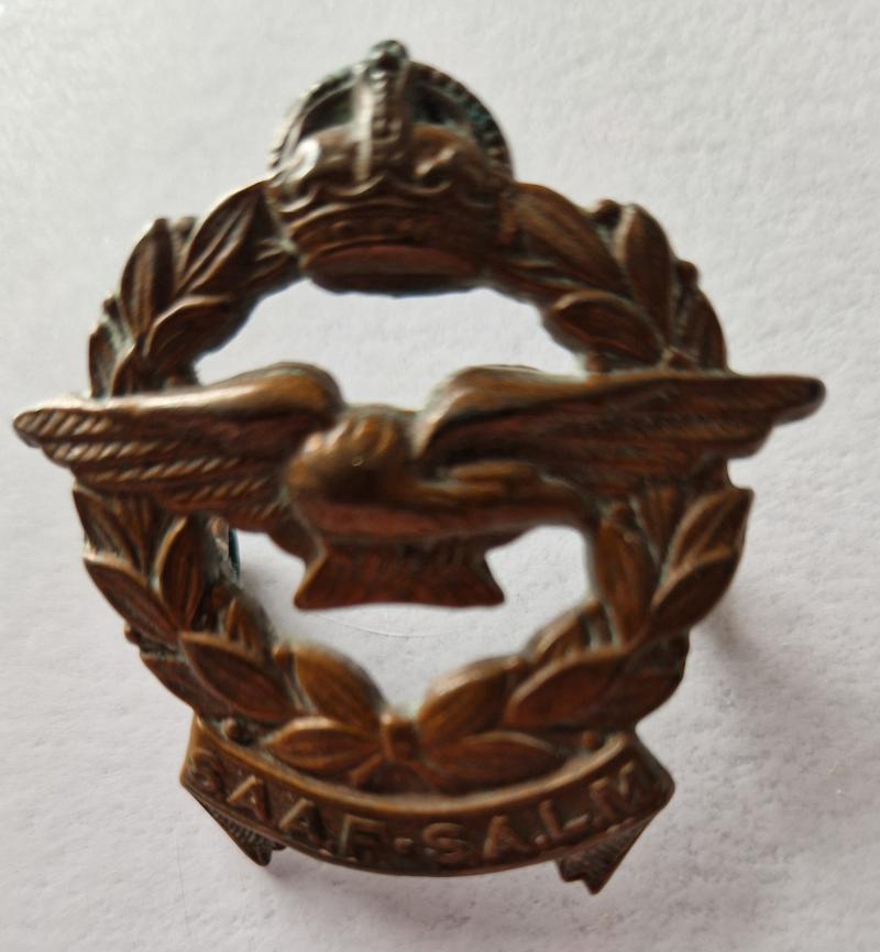 South African Air Force WW2 Cap Badge