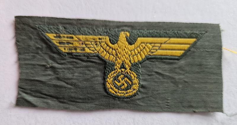 Bevo Coastal Artillery Cap Badge