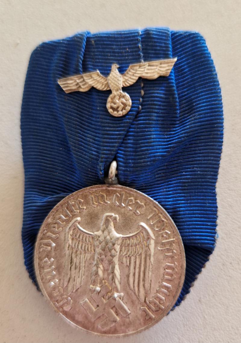 4 Year Army Service Medal Court Mounted
