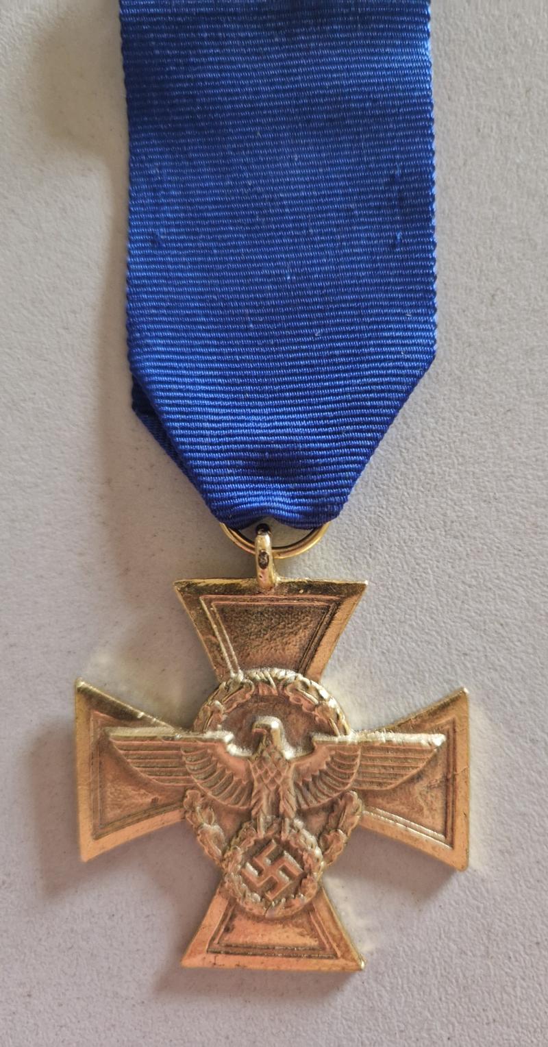 Copy Police 25 Year Service Medal