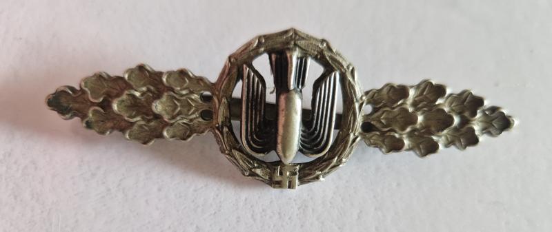 Early Luftwaffe Bomber Bar in Silver