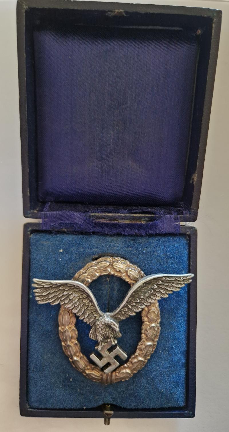 Luftwaffe Pilots Badge Boxed