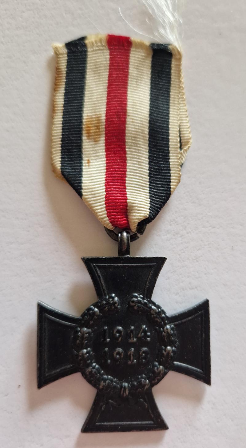 1914-18 Front Fighters Cross for Widows