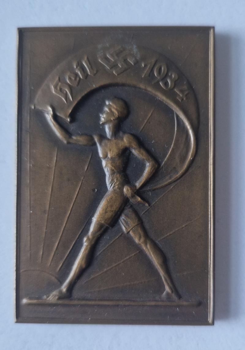 Heil 1934 Plaque 1934